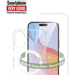 4smarts 360° Premium Protection Set für Apple iPhone 16 MagSafe-kompatibel