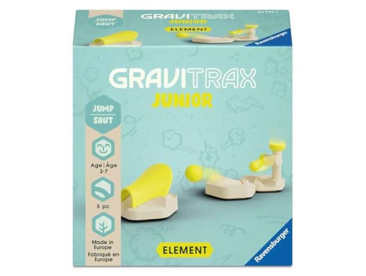 Ravensburger 23749 GraviTrax Junior Element Jump, knikkerbaan voor kinderen vanaf 3 jaar