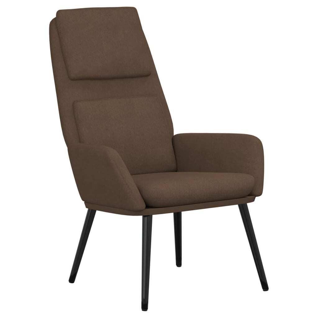 DKD HOME DECOR Relaxfauteuil, bruin, met stoffen bekleding