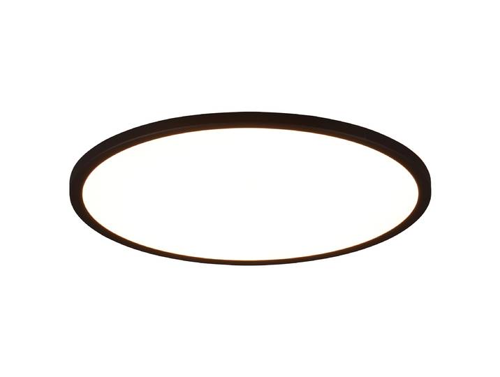 LED-Deckenleuchte Ø 40cm Schwarz/Schwarz Polycarbonat LED LED-Platine