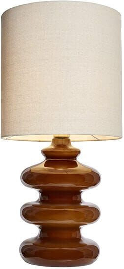 BHS Annabelle Cognac Wobble Table Lamp