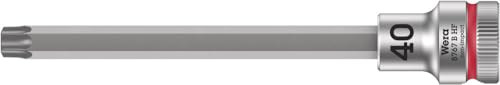 Wera 8767 B HF Torx Cyclop-bitmoer T40 met houderfunctie, 107 x 9,52 x 107 mm