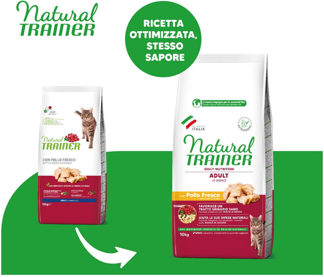 Natural Trainer Gatto Adult Pollo 10KG