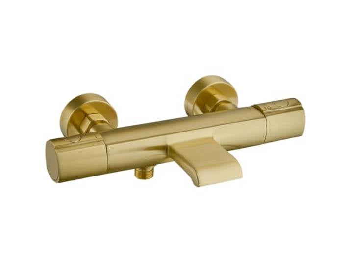 Essebagno Carra mitigeur bain-douche thermostatique or brossé