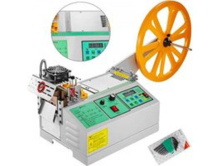 VEVOR Machine de découpe automatique tube 220V Machine À Couper Ruban Découpeuse de Tube électrique Largeur de coupe 110 mm Découpeuse Électrique A Chaude et Froide Puissance 280w Lacet PVC Câble
