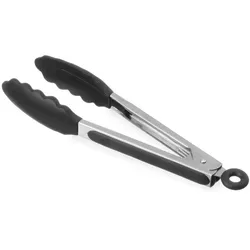 Hendi 72x Servierzange,Schwarz,(L)267mm