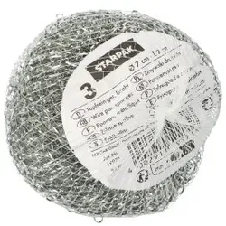 Papstar 80 X 3 Topfreiniger, Draht Ø 7 cm · 2 cm