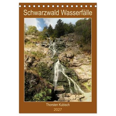 Schwarzwald Wasserfälle (Tischkalender 2027 DIN A5 hoch), CALVENDO Monatskalender