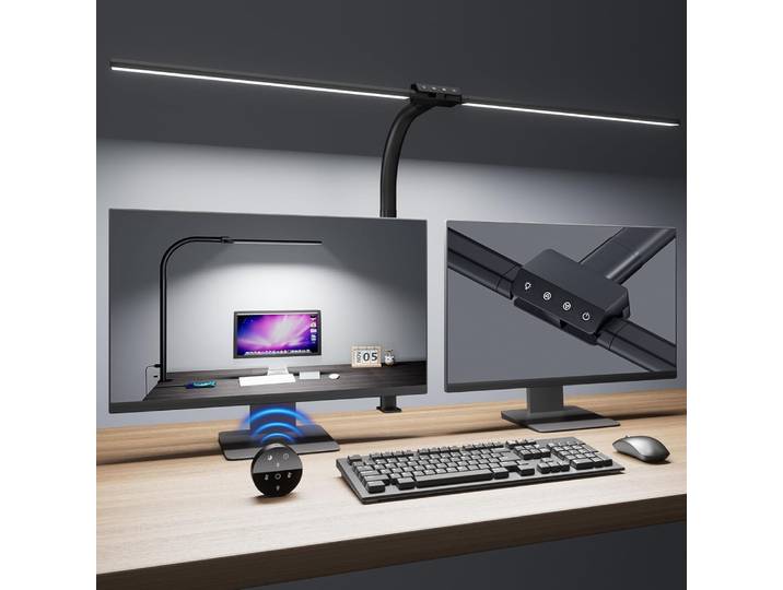 Double tête unique Led pince lampe de bureau réglable ordinateur lampes de Table moniteur lumière architecte lampe de Table pour bureau lampes de lecture