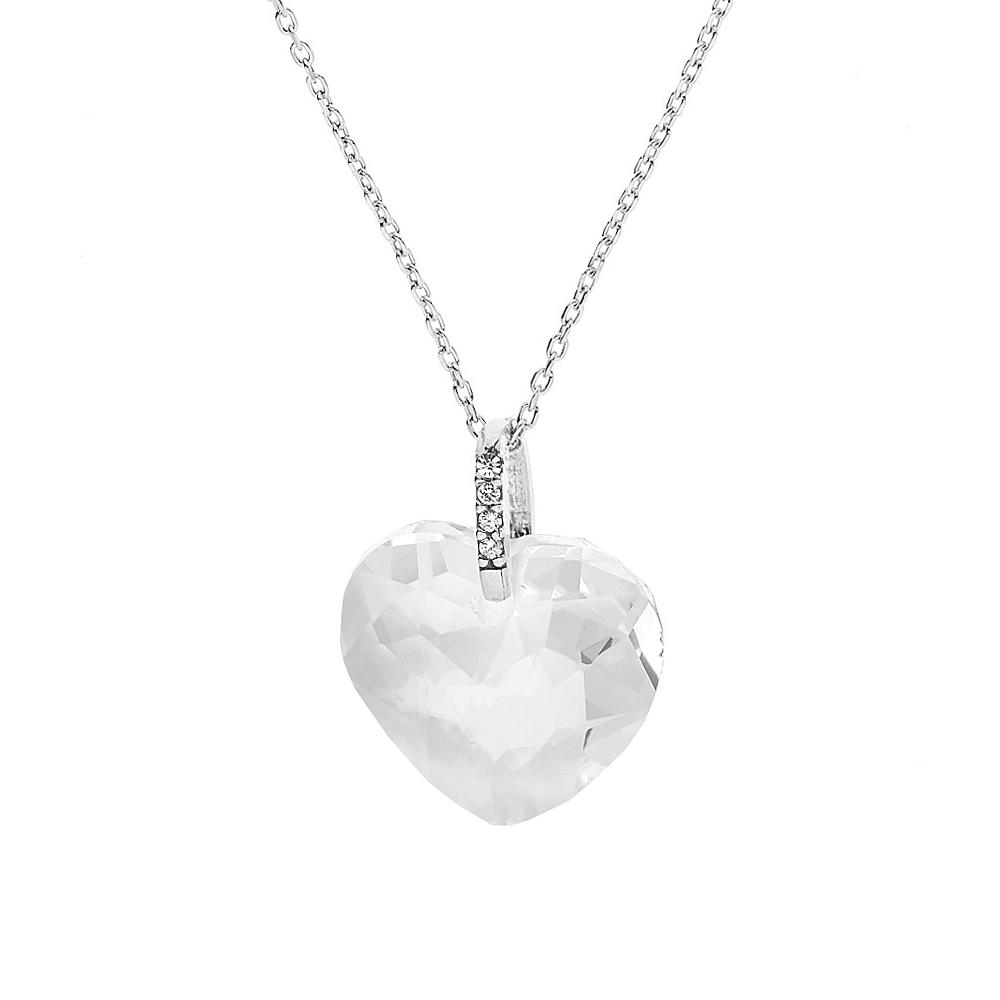 DIADEMA - Ketting - Swarovski Hart - Liefdesjuwelen Collectie