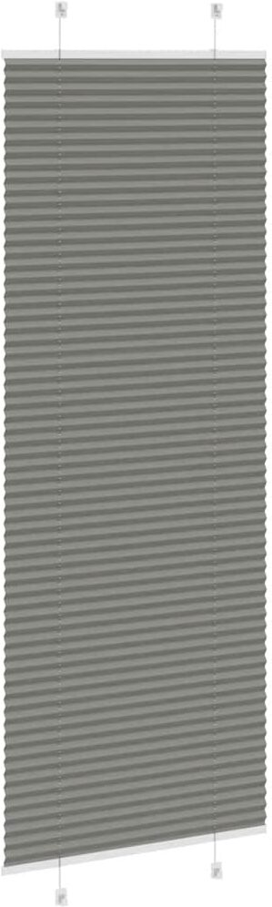 vidaXL Store plissé anthracite 70x200 cm largeur du tissu 69,4 cm