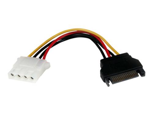 StarTech.com 15cm SATA auf LP4 Stromadapter - Bu/St - Netzteil - SATA-Stromsteck