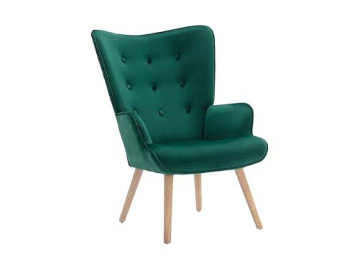 Vente-unique - Sessel mit gerader Rückenlehne 1 Person Vately - Samt