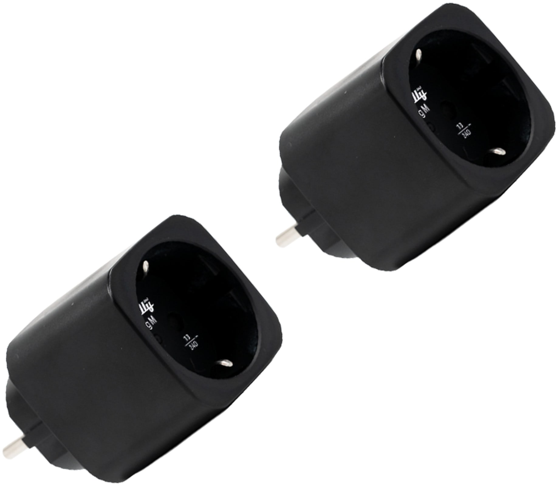 Shelly Plug M Gen3 Black Smarter Zwischenstecker WLAN/BT 2er Set schwarz