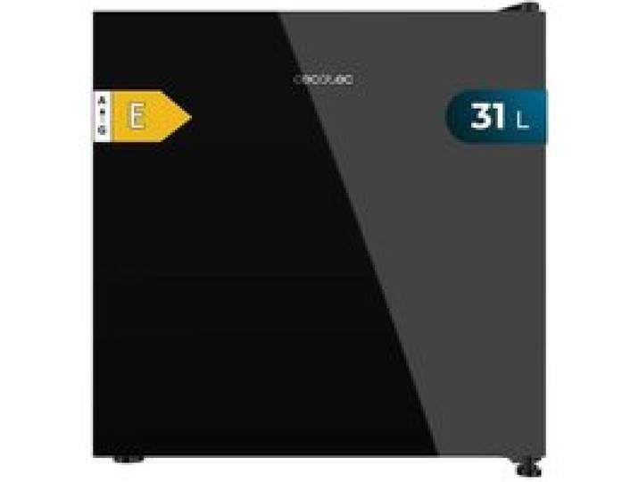 Cecotec Mini Frigo Bolero CoolMarket TT 31 Dual Black Glass E.Mini Réfrigérateur Capacité 31L transformable en