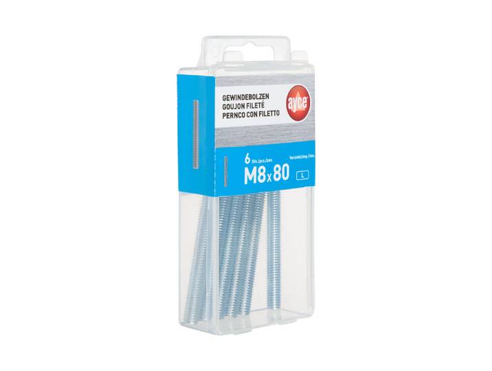 Ayce Gewindebolzen M8 × 80 mm