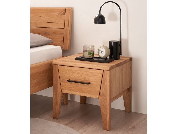 Main Möbel Nachttisch 45x42cm 'Ancona' Wildeiche teilmassiv geölt