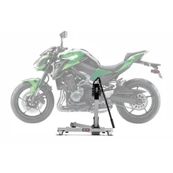 Zentralständer EVOLIFT® für Kawasaki Z900 17- Shadow Edition (Grundfarbe: Grau) Ohne Ohne Ohne Mit Werbeschild