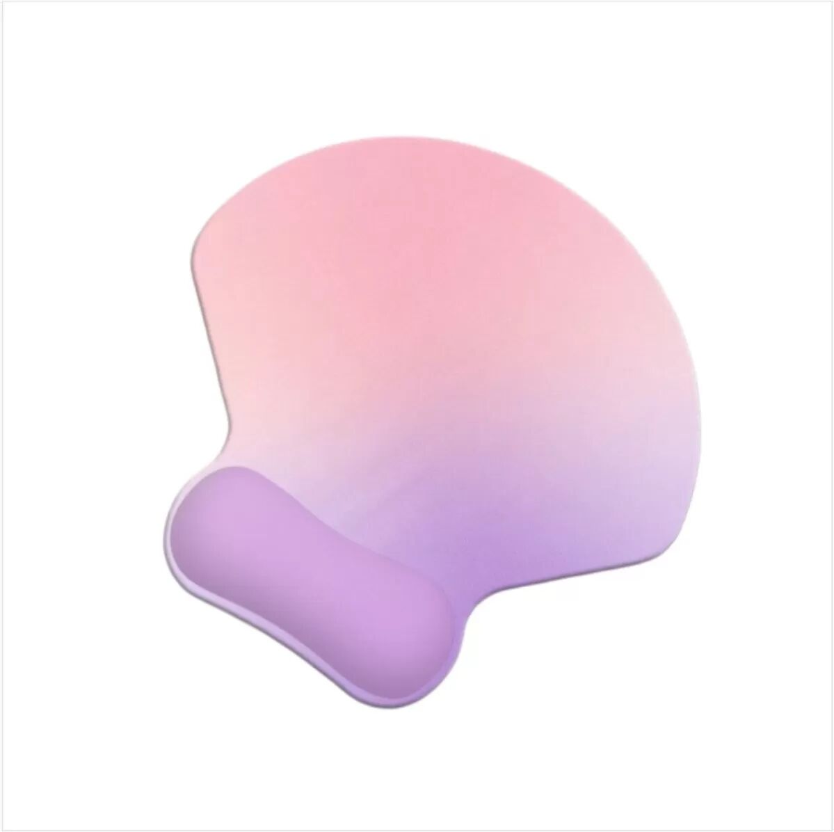 INF Tapis de souris ergonomique multicolore en silicone avec repose-poignet pour clavier de bureau – Support de poignet