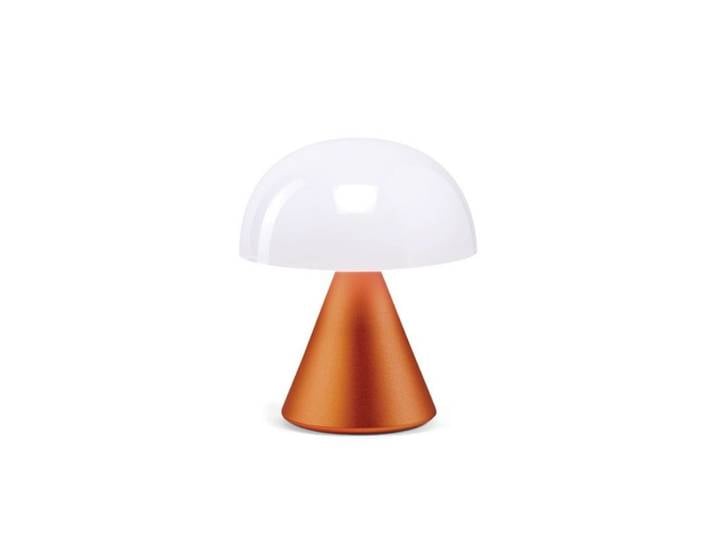 Petite lampe à poser LED orange