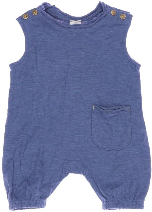 hessnatur Jungen Strampler, Marineblau, Gr. EU 50, Baumwolle / Hanf - Second Hand