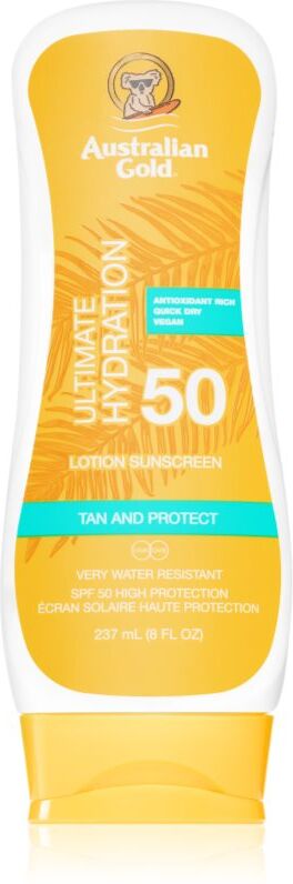 Australian Gold Lotion Sunscreen schützende Pflege gegen Sonnenstrahlung SPF 50 237 ml