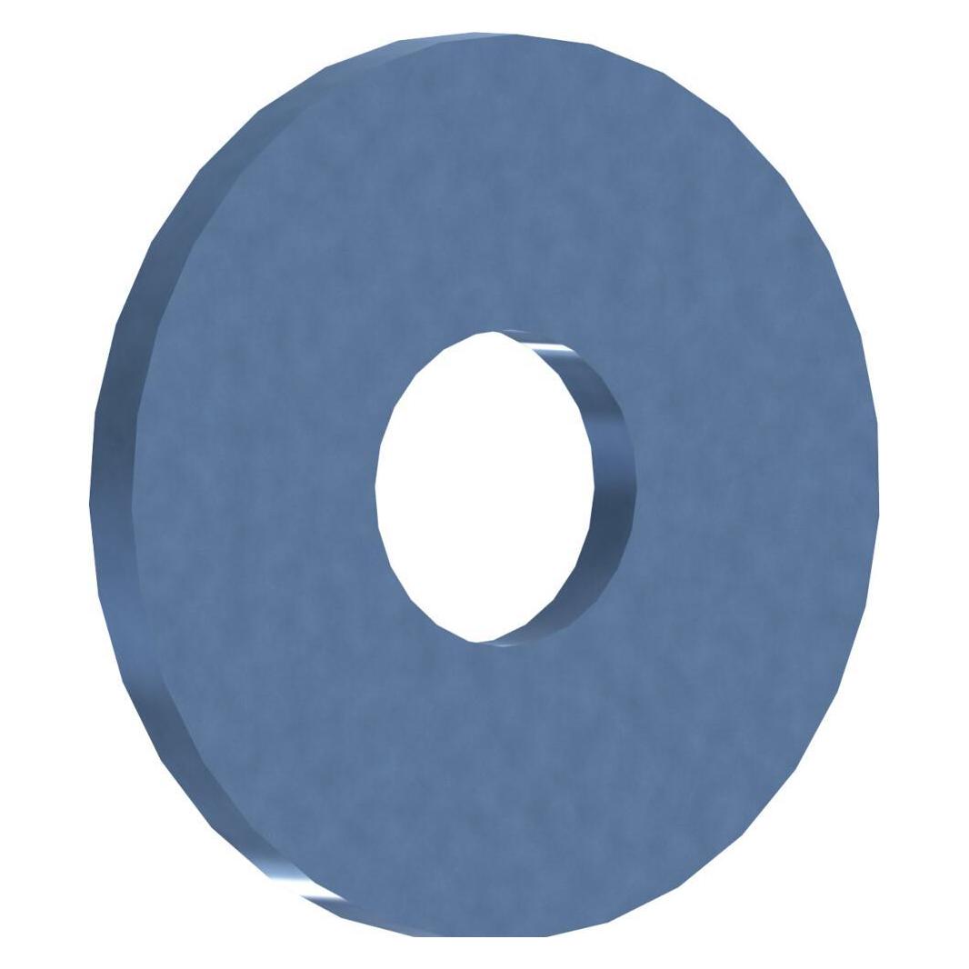 Reisser Karosseriescheiben ähnl. DIN 9021, Ø 5,3 x 20, Stahl, verzinkt, blau passiviert, verpackt a 100 (31811/2)