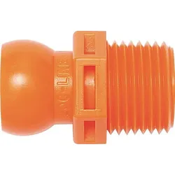 LOC-LINE 4x Gewindenippel NPT R 1/2 Größe 1/2′′ - L51805
