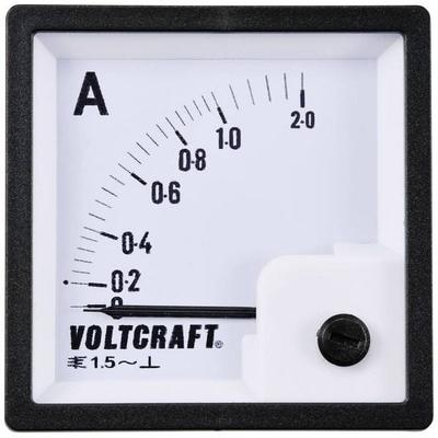 VOLTCRAFT AM-72X72/1A AM-72X72/1A Analog-Einbaumessgerät AM-72X72/1A 1A Dreheisen