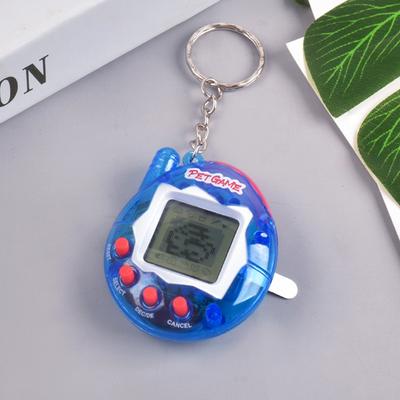 Nostalgic Transparent Electronic Pets, Pixel Funny Virtual Cyber Digital Toy Keychain 7