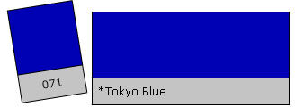 Lee Filter Roll 071 Tokyo Blue Tokyo Blue