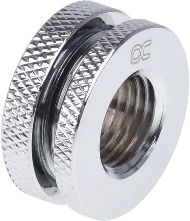 Alphacool HF Schottverschraubung kurze Version G1/4 - Chrome