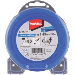 Makita Mähfaden Four-Leaf, 1,65 mm - 30 m - blau - E-01747 blau - blau