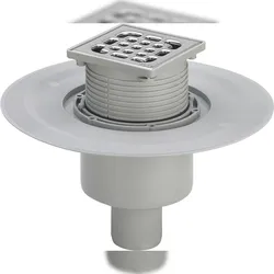 Viega Bodenablauf Advantix mit Edelstahlrost 100 x 100