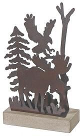 IH Casa Decor Metal And Wood Moose Large