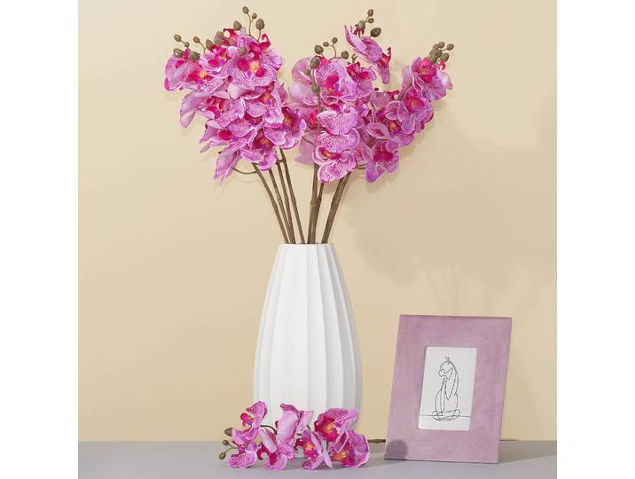 Kunstblume Aleni 10er-Set 20 x 76 x 20cm Rosa