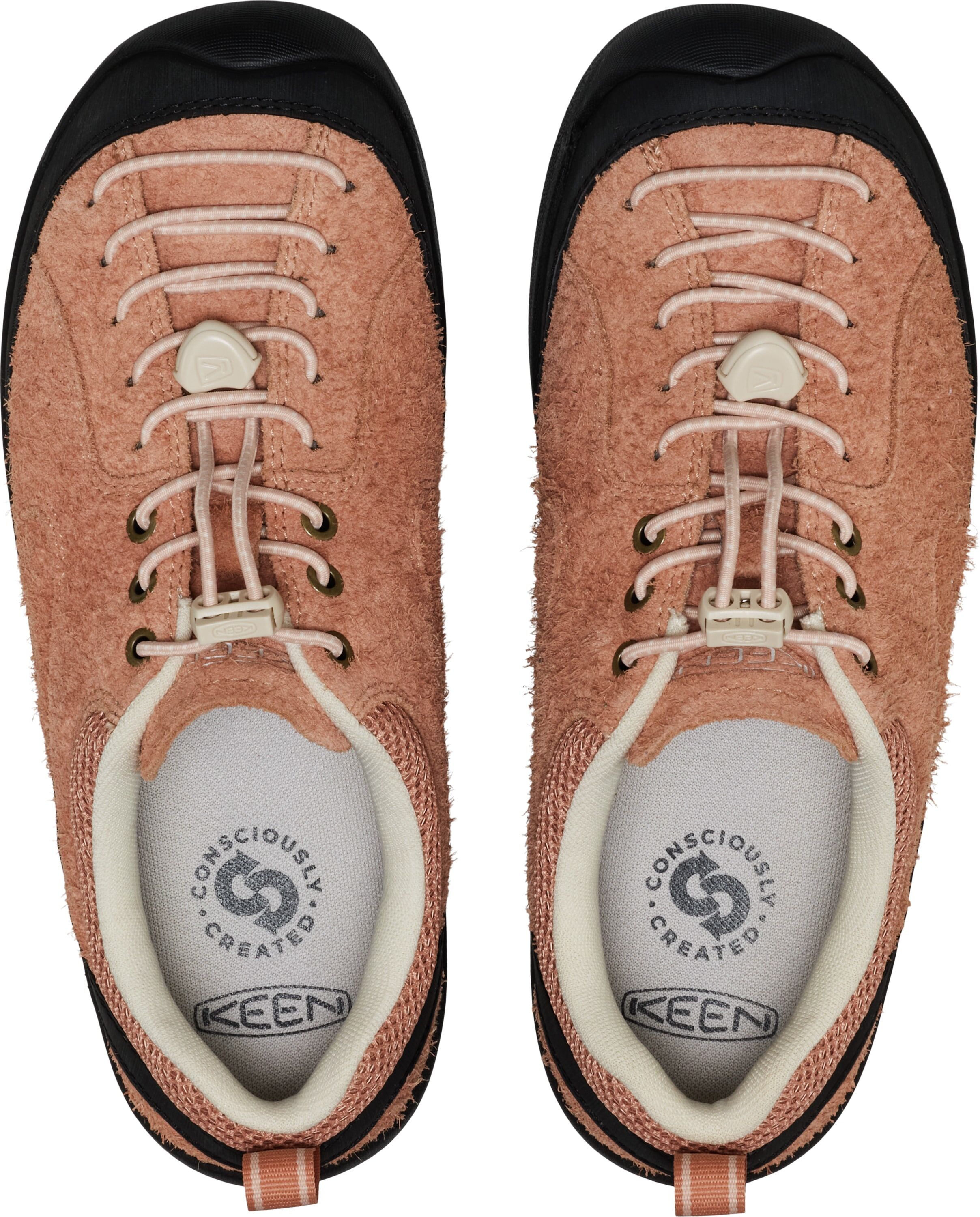 Sneaker KEEN "JASPER "ROCKS" SP", Damen, Gr. 39, Synthetik, rosa (cork, cameo rose), Leder, Textil, Schuhe Sneaker cork, cameo rose 39, Synthetik