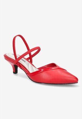 Women's Unna Pump by Easy Street in Red (Size 10 M)