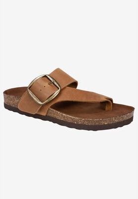 Women's Harley Sandal by White Mountain in Whiskey Leather (Size 8 M)