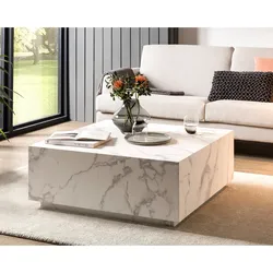 SalesFever »Jaxon« Couchtisch Marmoroptik weiß