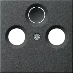 Gira 086928 Abd. Koaxial-Antennensteckd. System 55 Anthrazit