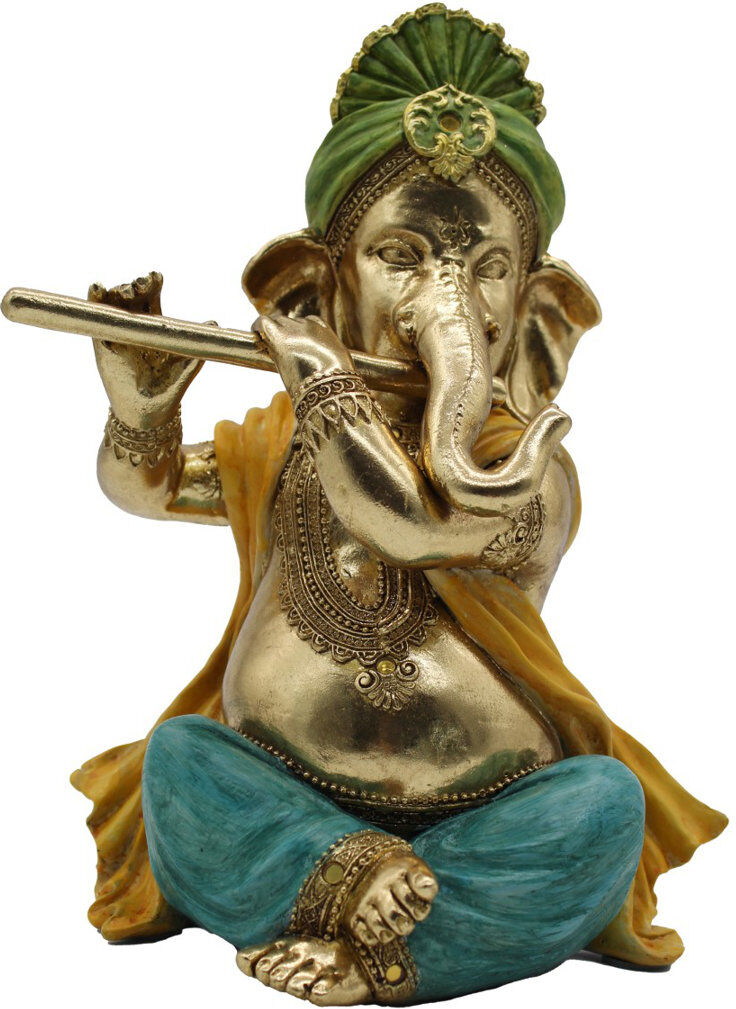 Langley Street Desmond Figurine / Sculpture Decorative Object Golden 28cm H X 14cm W X 20cm D