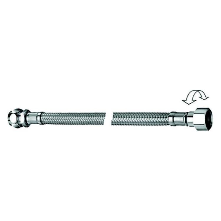 Schell Flexibler Schlauch FLEX clean-flex 3/8Zollx10mm 3/8Zoll ÜM, drehbar, chrom 300 mm (103000699)