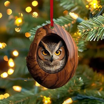 Inspire Essentials Cute Woodland Animal Christmas Tree Hanging Ornaments 4