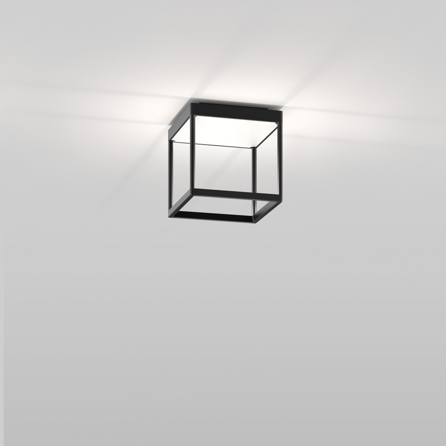 Serien Lighting LED-Deckenleuchte REFLEX² S 20cm schwarz 2700K RE2550 4260771520312