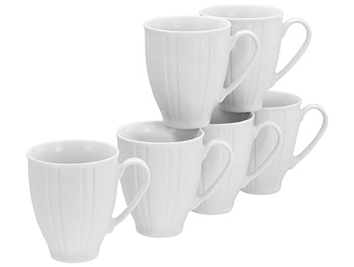 CreaTable\, 17853\, série Barcelona\, set de vaisselle\, set de mugs 30 cl\, 6 pièces
