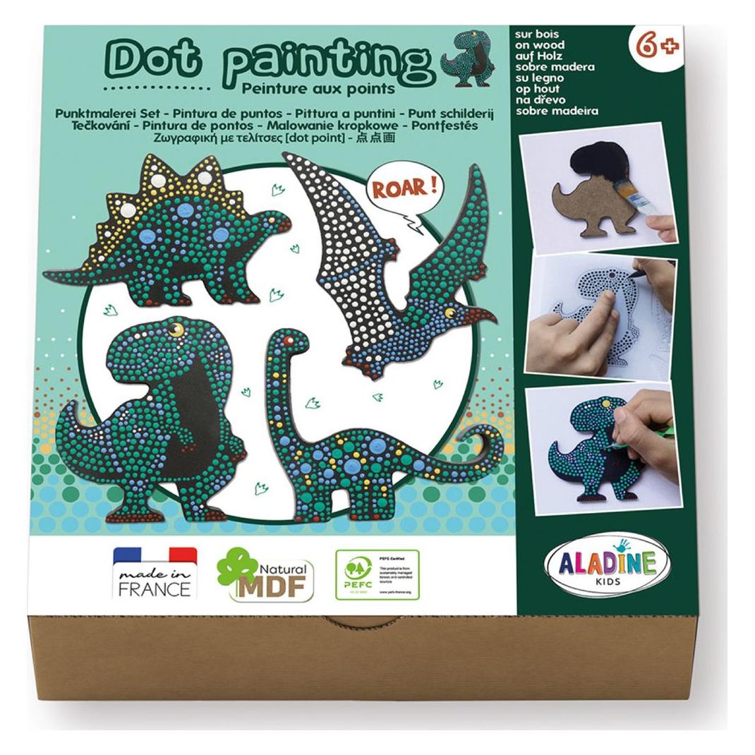 Aladine Punktmalerei Set Dinosaurier (3085479)