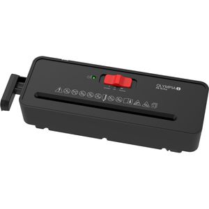 Olympia Aktenvernichter 2719 PS 16 Pro, schwarz, 6 Blatt, Aufsatz, 6 mm Streifenschnitt, P-2