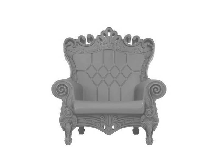 SLIDE fauteuil pour enfants LITTLE QUEEN OF LOVE (Gris - Polyéthylène)