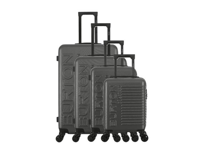 BURTON Set de 4 valises Oxford gris foncé